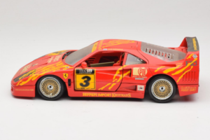 Ferrari F40 Evoluzione #3 Brummel Röd 1987 Bburago 1:18 3022-P2 Metall — bild 4 av 8