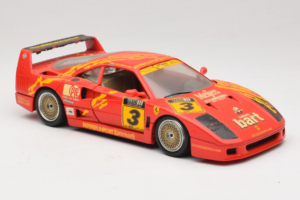 Ferrari F40 Evoluzione #3 Brummel Röd 1987 Bburago 1:18 3022-P2 Metall — bild 6 av 8