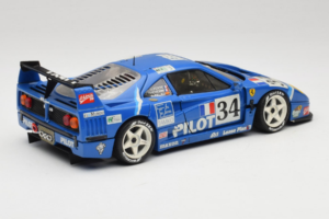 Ferrari F40 Evoluzione #34 Blå Custom 1987 Bburago 1:18 3032-C1 Metall — bild 3 av 8
