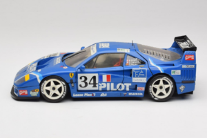 Ferrari F40 Evoluzione #34 Blå Custom 1987 Bburago 1:18 3032-C1 Metall — bild 4 av 8