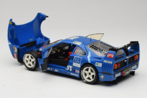 Ferrari F40 Evoluzione #34 Blå Custom 1987 Bburago 1:18 3032-C1 Metall — bild 5 av 8