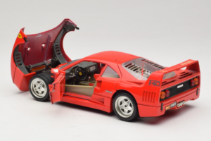 Ferrari F40 Evoluzione Röd Master Line Bburago 1:18 3042-M1 Metall — bild 5 av 8