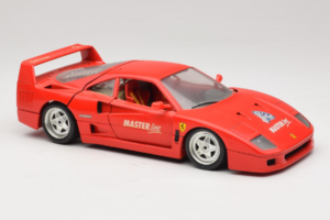 Ferrari F40 Evoluzione Röd Master Line Bburago 1:18 3042-M1 Metall — bild 6 av 8