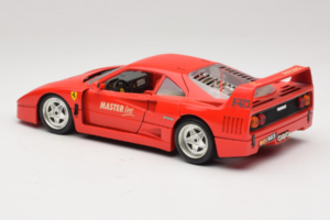 Ferrari F40 Evoluzione Röd Master Line Bburago 1:18 3042-M1 Metall — bild 7 av 8