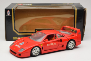 Ferrari F40 Evoluzione Röd Master Line Bburago 1:18 3042-M1 Metall — bild 8 av 8