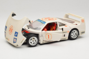 Ferrari F40 #1 Expert Vit 1987 Bburago 1:18 3332-W2 Metall — bild 2 av 8