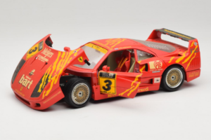 Ferrari F40 #3 F. Kroymans Ferrari Imports Kroymans BBS Wheels Röd 1987 Bburago 1:18 3032-H1 Metall — bild 2 av 8