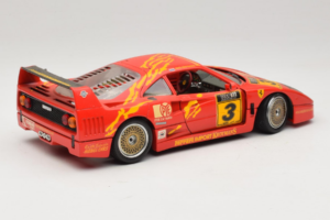 Ferrari F40 #3 F. Kroymans Ferrari Imports Kroymans BBS Wheels Röd 1987 Bburago 1:18 3032-H1 Metall — bild 3 av 8