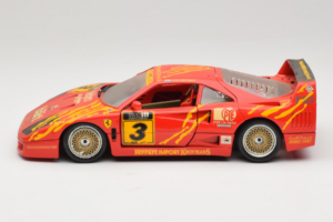 Ferrari F40 #3 F. Kroymans Ferrari Imports Kroymans BBS Wheels Röd 1987 Bburago 1:18 3032-H1 Metall — bild 4 av 8