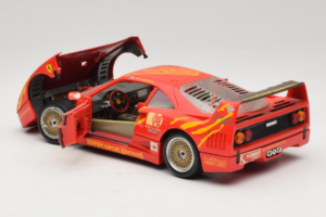 Ferrari F40 #3 F. Kroymans Ferrari Imports Kroymans BBS Wheels Röd 1987 Bburago 1:18 3032-H1 Metall — bild 5 av 8