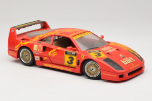 Ferrari F40 #3 F. Kroymans Ferrari Imports Kroymans BBS Wheels Röd 1987 Bburago 1:18 3032-H1 Metall — bild 6 av 8