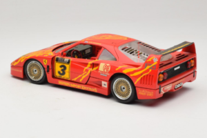 Ferrari F40 #3 F. Kroymans Ferrari Imports Kroymans BBS Wheels Röd 1987 Bburago 1:18 3032-H1 Metall — bild 7 av 8