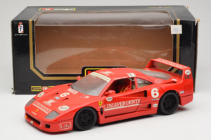 Ferrari F40 #6 V. Colombo L'Indipendente Röd 1987 Bburago 1:18 3032-L1 Metall — bild 8 av 8