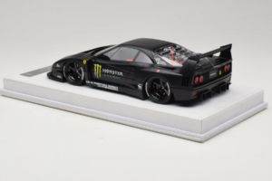 Ferrari F40 LB Works Monster Energy Matt Black BBA 1:18 REMC026 Resin — bild 5 av 7