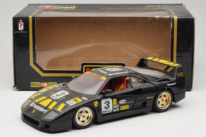 Ferrari F40 Magneti Marelli #3 Svart Bburago 1:18 3022-B1 Metall — bild 8 av 8