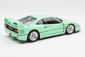 Ferrari F40 Mintgrön Kyosho 1:18 08416MG Metall — bild 4 av 10