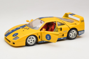 Ferrari F40 #1 Gul Bauer Limiterad Utgåva 100 ex Bburago 1:18 BSR001 Metall — bild 2 av 8