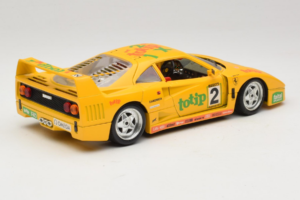 Ferrari F40 Totip Jolly Club #2 Gul Bburago 1:18 3332-Y1 Metall — bild 3 av 8