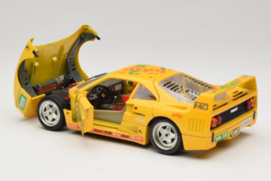 Ferrari F40 Totip Jolly Club #2 Gul Bburago 1:18 3332-Y1 Metall — bild 5 av 8