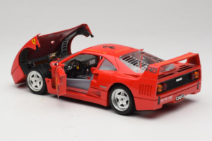 Ferrari F40 #8 Bevro International Röd 1987 Bburago 1:18 3332-P3 Metall — bild 5 av 8