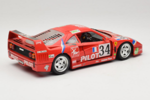 Ferrari F40 LM Pilot #34 Ferte / Thavenin / Palau 24 Hours of Le Mans 1995 Röd Bburago 1:18 3032-P3 Metall — bild 3 av 8