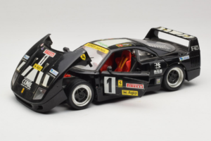 Ferrari F40 Pirelli Agip #1 Svart Bburago 1:18 3332-B1 Metall — bild 2 av 8