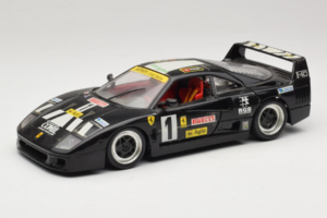 Ferrari F40 Pirelli Agip #1 Svart Bburago 1:18 3332-B1 Metall