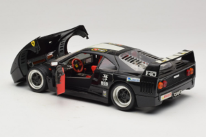 Ferrari F40 Pirelli Agip #1 Svart Bburago 1:18 3332-B1 Metall — bild 5 av 8