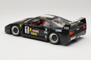 Ferrari F40 Pirelli Agip #1 Svart Bburago 1:18 3332-B1 Metall — bild 7 av 8