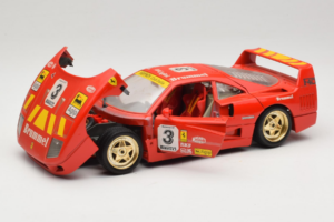Ferrari F40 #3 Pirelli Röd 1987 Bburago 1:18 3332-P4 Metall — bild 2 av 8