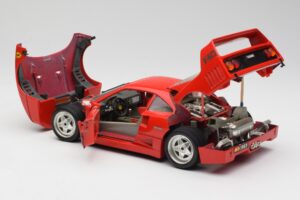Ferrari F40 Röd Bburago 1:18 3032 Metall — bild 5 av 8