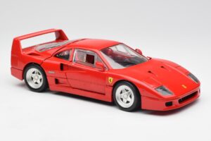 Ferrari F40 Röd Hot Wheels 1:18 23911 Metall — bild 6 av 8