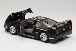 Ferrari F40 Seco #99 Lesseps / Charriol / Balandras Svart Bburago 1:18 3032-B3 Metall — bild 5 av 8