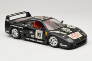 Ferrari F40 Seco #99 Lesseps / Charriol / Balandras Svart Bburago 1:18 3032-B3 Metall — bild 6 av 8