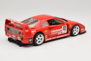 Ferrari F40 #40 T. Ohta / A. Reid Taisan Röd 1987 Bburago 1:18 3022-T1 Metall — bild 3 av 8