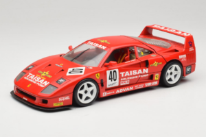 Ferrari F40 #40 T. Ohta / A. Reid Taisan Röd 1987 Bburago 1:18 3022-T1 Metall
