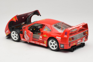 Ferrari F40 #40 T. Ohta / A. Reid Taisan Röd 1987 Bburago 1:18 3022-T1 Metall — bild 5 av 8