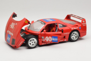 Ferrari F40 #40 the0123 Röd 1987 Bburago 1:18 3332-P5 Metall — bild 2 av 8