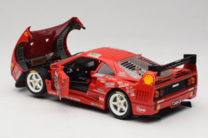 Ferrari F40 LM Unisys #59 Ota / P. Nappi / R. Donovan 24 Hours of Le Mans 1996 Bburago 1:18 3032-U1 Metall — bild 5 av 8