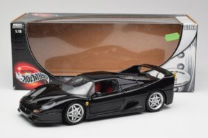 Ferrari F50 Svart Hot Wheels 1:18 23910 Metall — bild 8 av 8