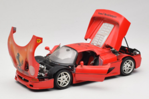Ferrari F50 Braccio & Gotz M. Schumacher Signatur Utgåva Bburago 1:18 MS Metall — bild 2 av 8