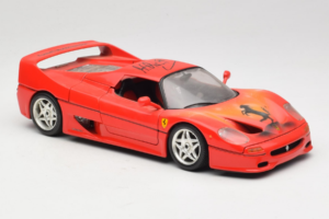 Ferrari F50 Braccio & Gotz M. Schumacher Signatur Utgåva Bburago 1:18 MS Metall — bild 6 av 8