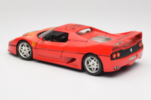 Ferrari F50 Braccio & Gotz M. Schumacher Signatur Utgåva Bburago 1:18 MS Metall — bild 7 av 8