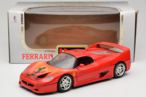 Ferrari F50 Braccio & Gotz M. Schumacher Signatur Utgåva Bburago 1:18 MS Metall — bild 8 av 8