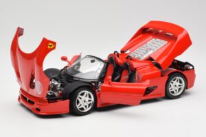 Ferrari F50 Cabriolet Röd Bburago 1:18 3352 Metall — bild 2 av 8