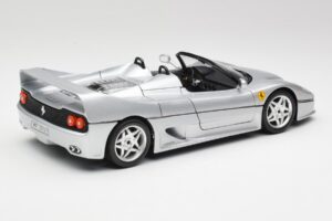 Ferrari F50 Cabriolet Silver Bburago 1:18 3372 Metall — bild 3 av 8