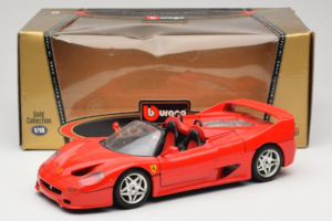 Ferrari F50 Cabriolet Röd Bburago 1:18 3372-P1 Metall — bild 8 av 8
