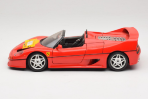 Ferrari F50 Cabriolet 50 Jahre Ferrari 24 Jahre Bburago FMC Röd Bburago 1:18 3352-P1 Metall — bild 4 av 8