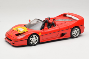 Ferrari F50 Cabriolet 50 Jahre Ferrari 24 Jahre Bburago FMC Röd Bburago 1:18 3352-P1 Metall