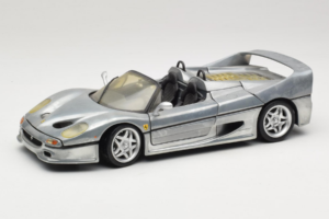 Ferrari F50 Cabriolet Chrome Silver Begränsad Upplaga Hot Wheels 1:18 25741 Metall
